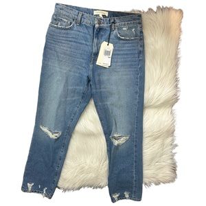 Current/Elliott Boyfriend Original Fit Destroyed Jeans Size 28